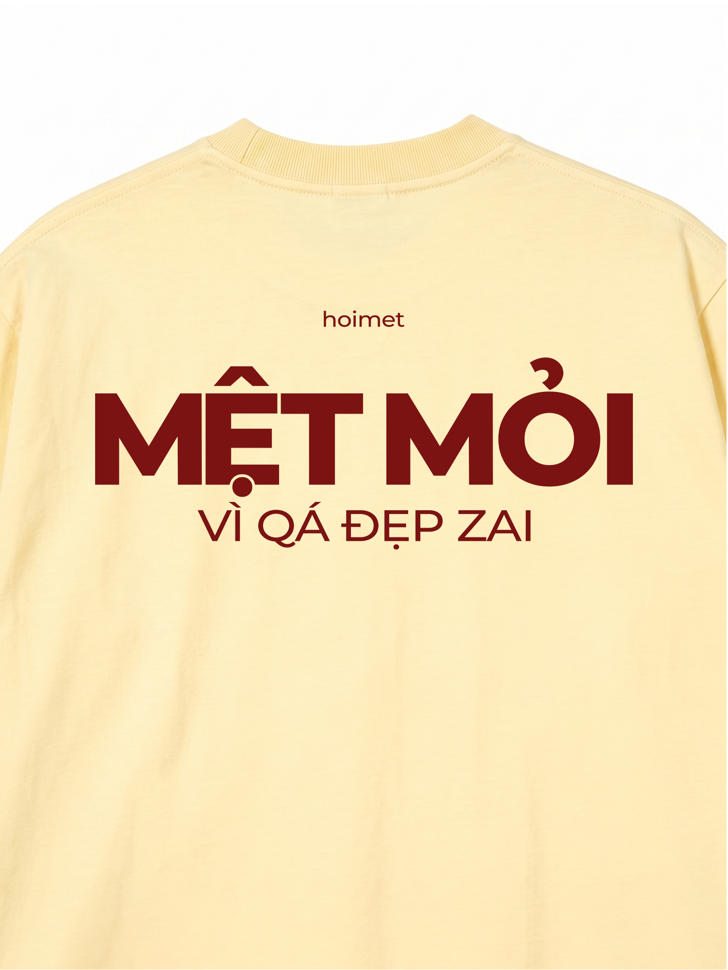 Áo Thun Relaxed Fit Mệt Mỏi Vì Đẹp Trai