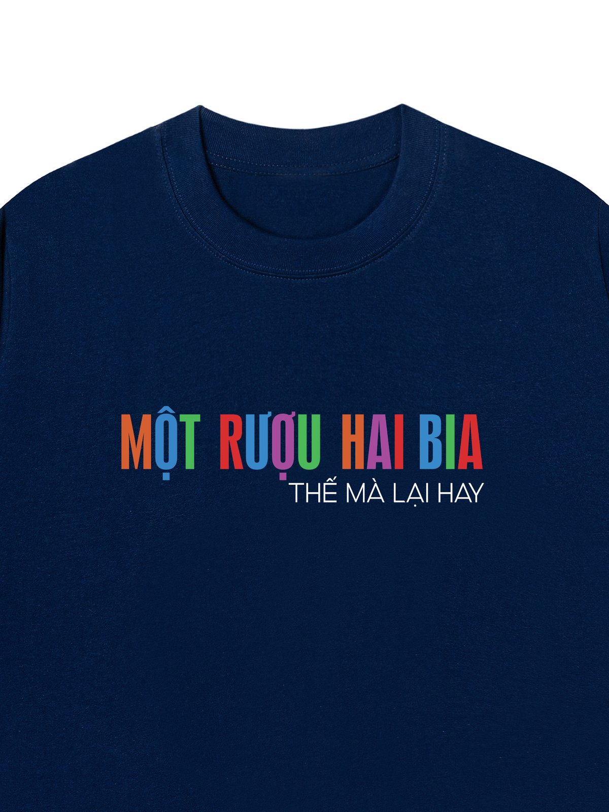 Áo Thun Relaxed Fit Một Rượu Hai Bia