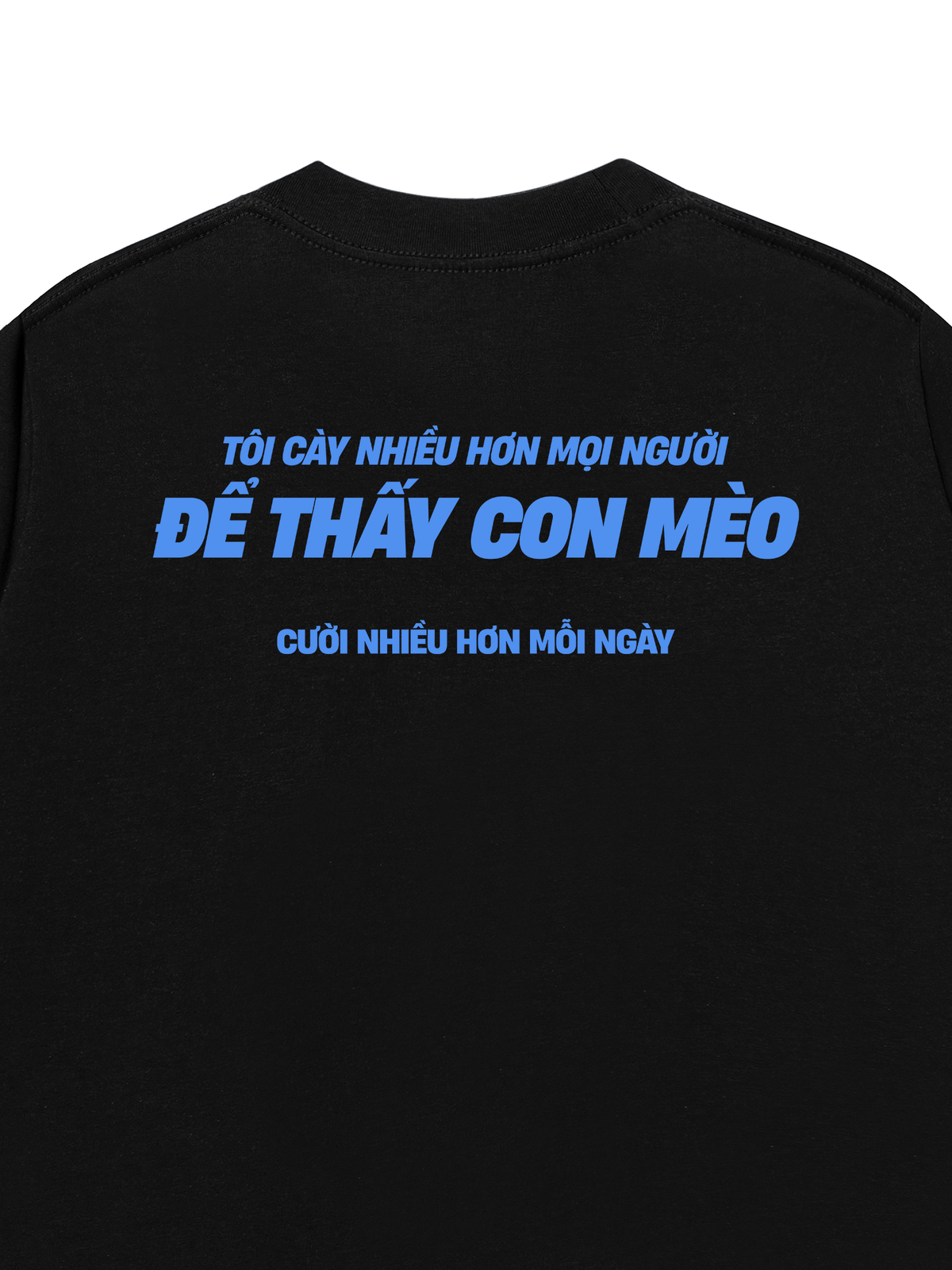 Áo Thun Relaxed Fit Mèo Cười Nhiều Hơn