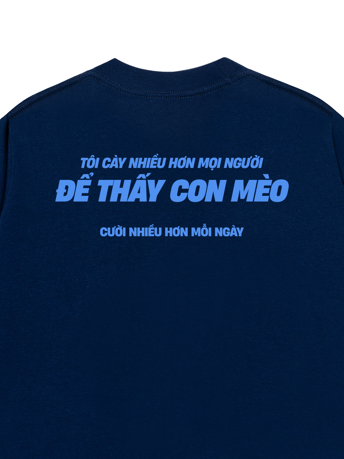 Áo Thun Relaxed Fit Mèo Cười Nhiều Hơn