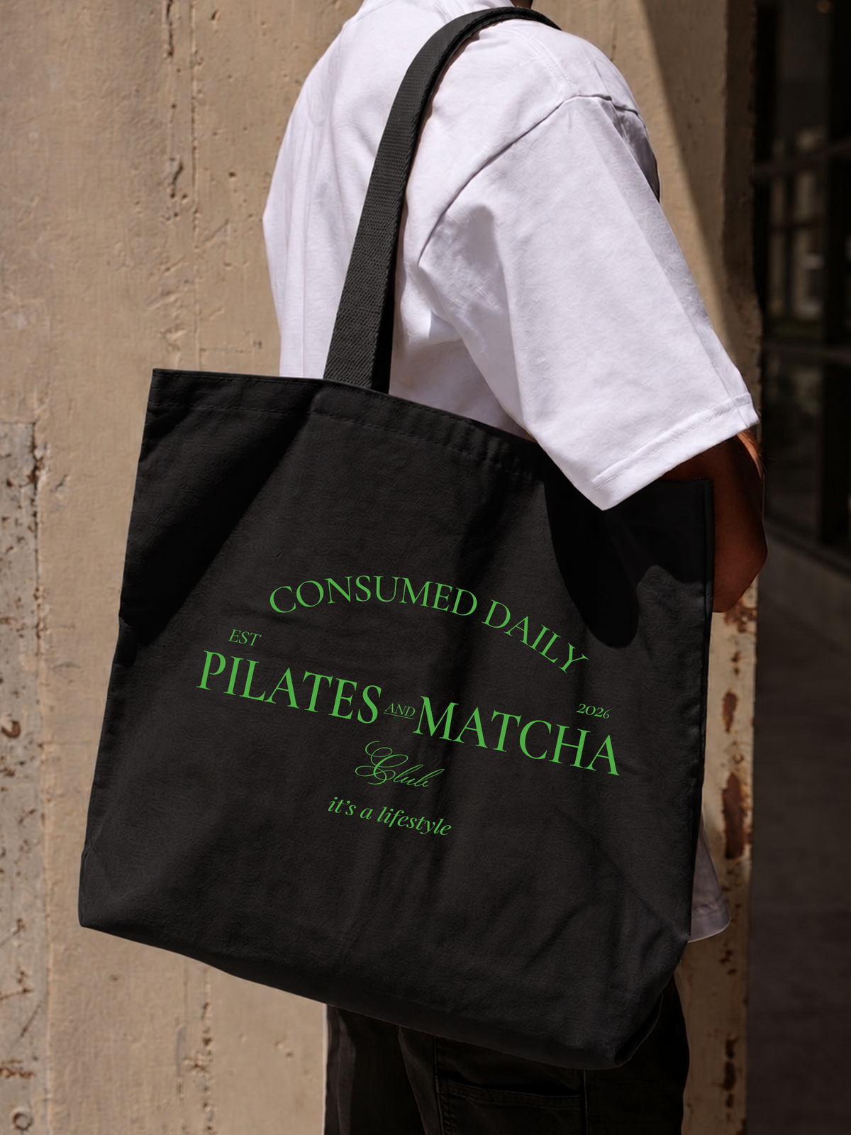 Túi Tote Pilates And Matcha