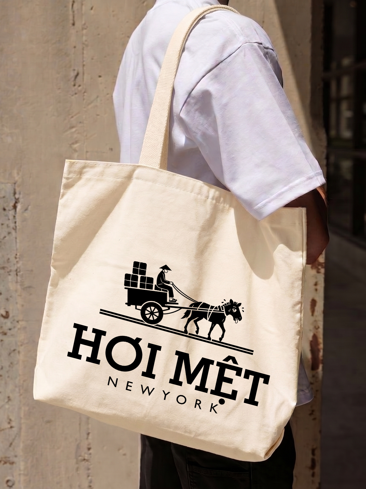 Túi Tote Hơi Mệt Newyork