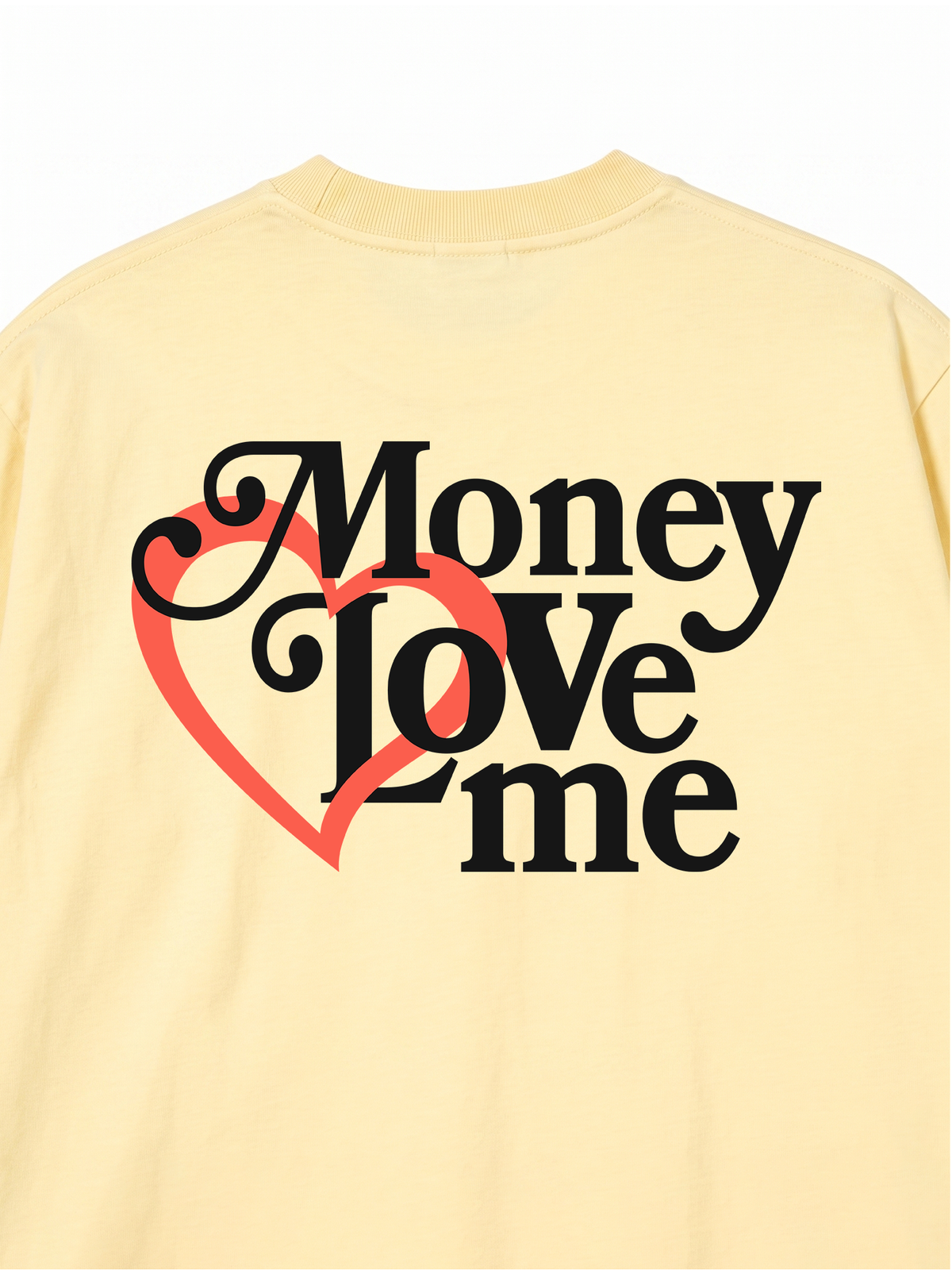 Áo Thun Relaxed Fit Money Love Me