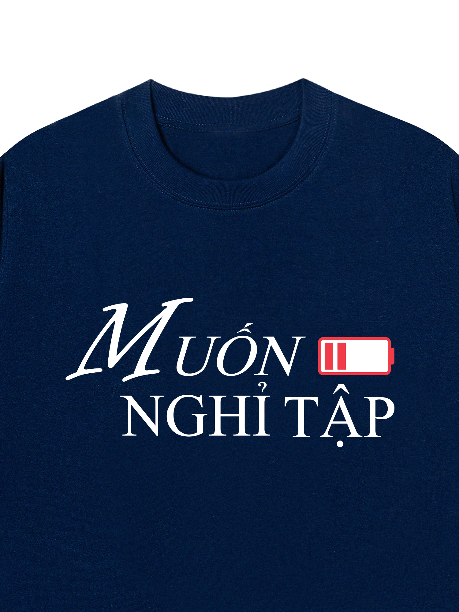 Áo Thun Relaxed Fit Muốn Nghỉ Tập