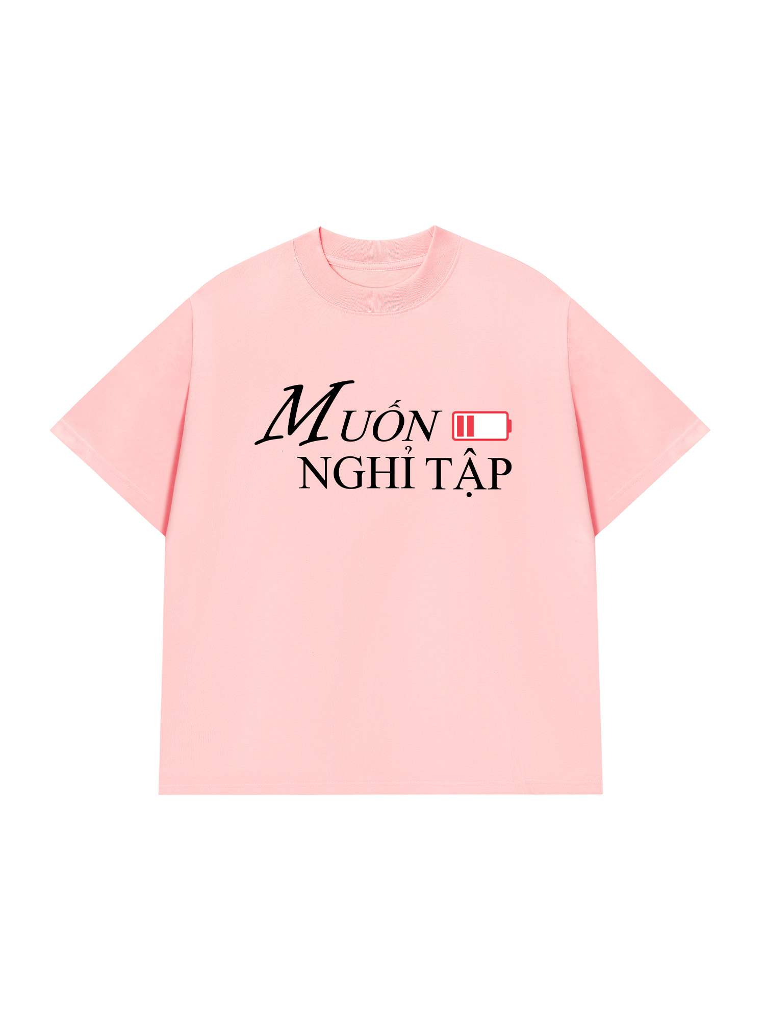 Áo Thun Relaxed Fit Muốn Nghỉ Tập