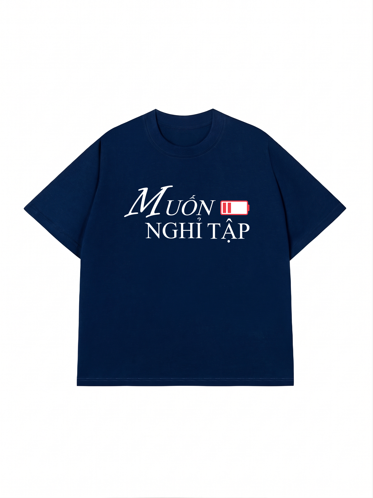 Áo Thun Relaxed Fit Muốn Nghỉ Tập
