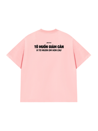Áo Thun Relaxed Fit Muốn Ôm Hôn Cậu
