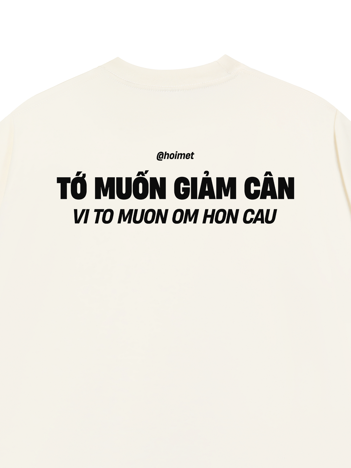Áo Thun Relaxed Fit Muốn Ôm Hôn Cậu