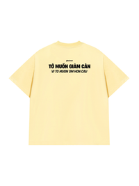 Áo Thun Relaxed Fit Muốn Ôm Hôn Cậu