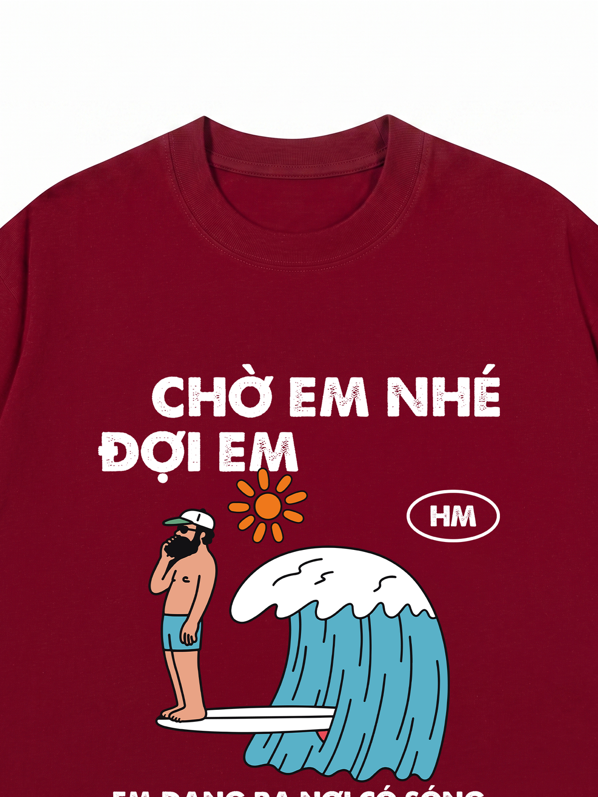 Áo Thun Relaxed Fit Nơi Có Sóng