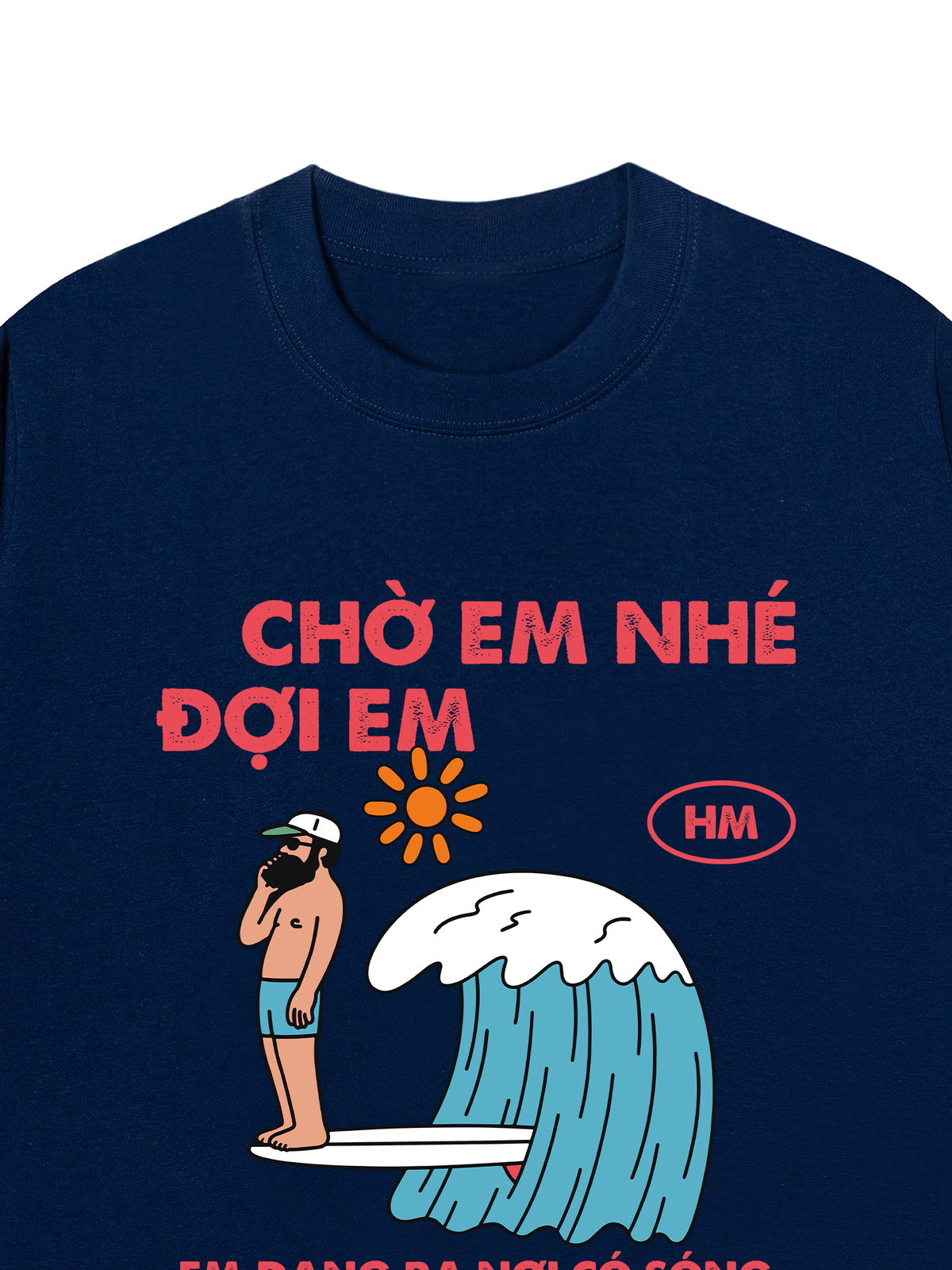 Áo Thun Relaxed Fit Nơi Có Sóng