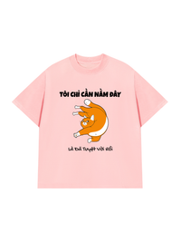 Áo Thun Relaxed Fit Nằm Là Đã Tuyệt Vời
