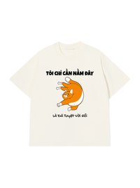 Áo Thun Relaxed Fit Nằm Là Đã Tuyệt Vời