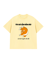 Áo Thun Relaxed Fit Nằm Là Đã Tuyệt Vời