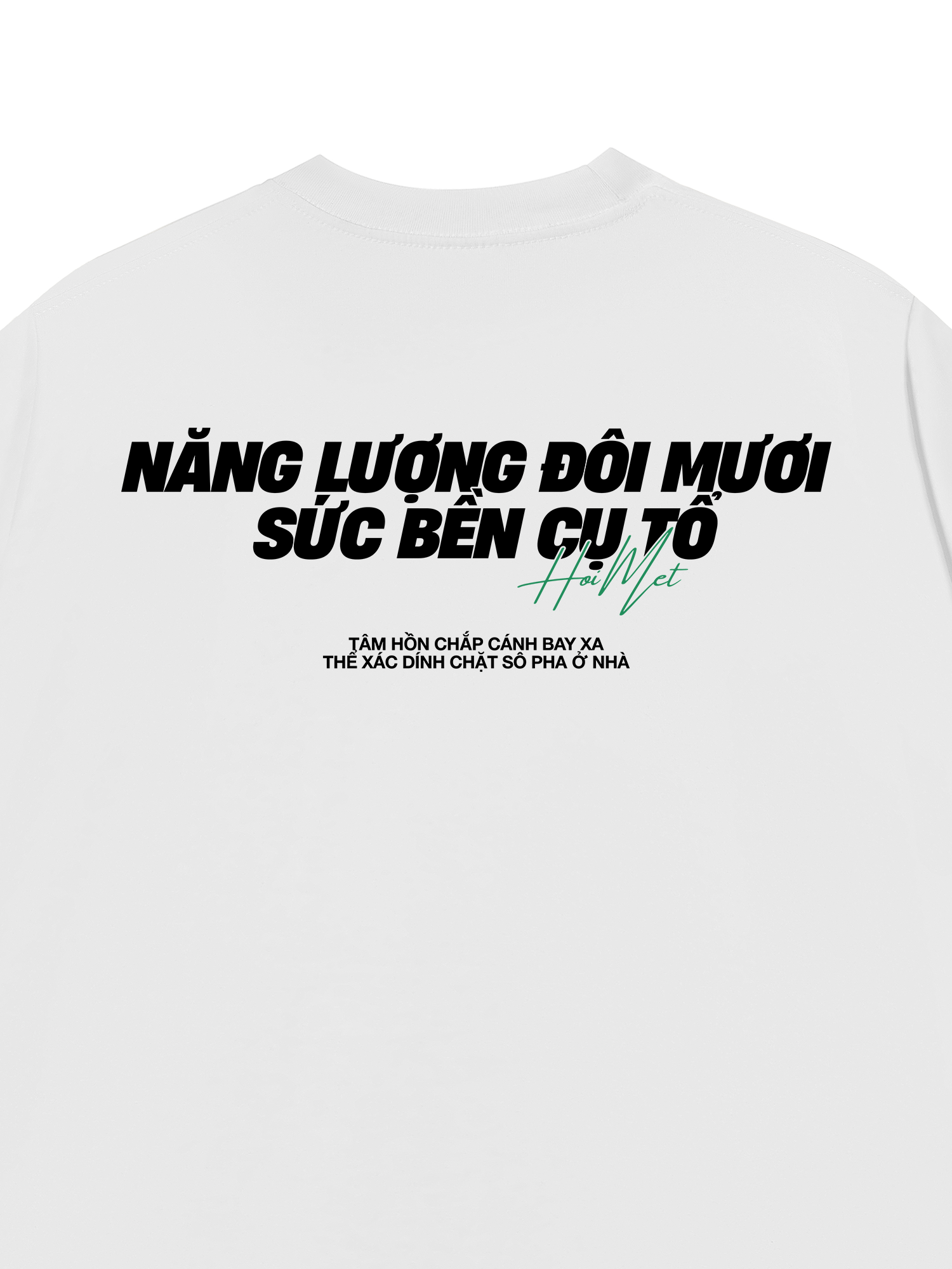 Áo Thun Relaxed Fit Năng Lượng Đôi Mươi