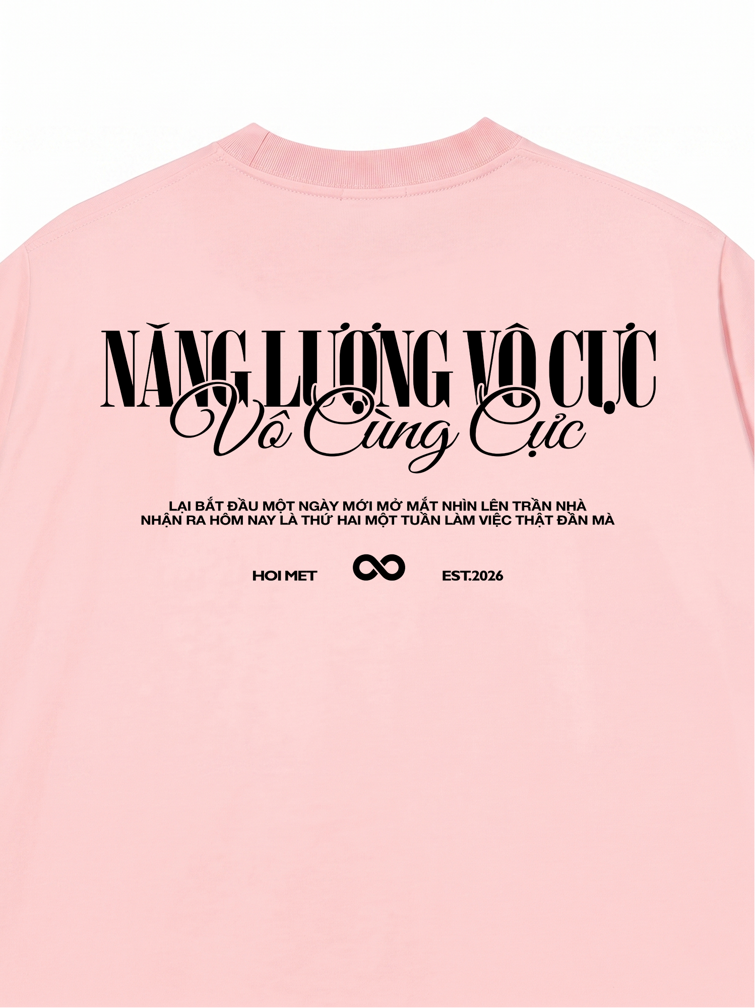 Áo Thun Relaxed Fit Năng Lượng Vô Cực