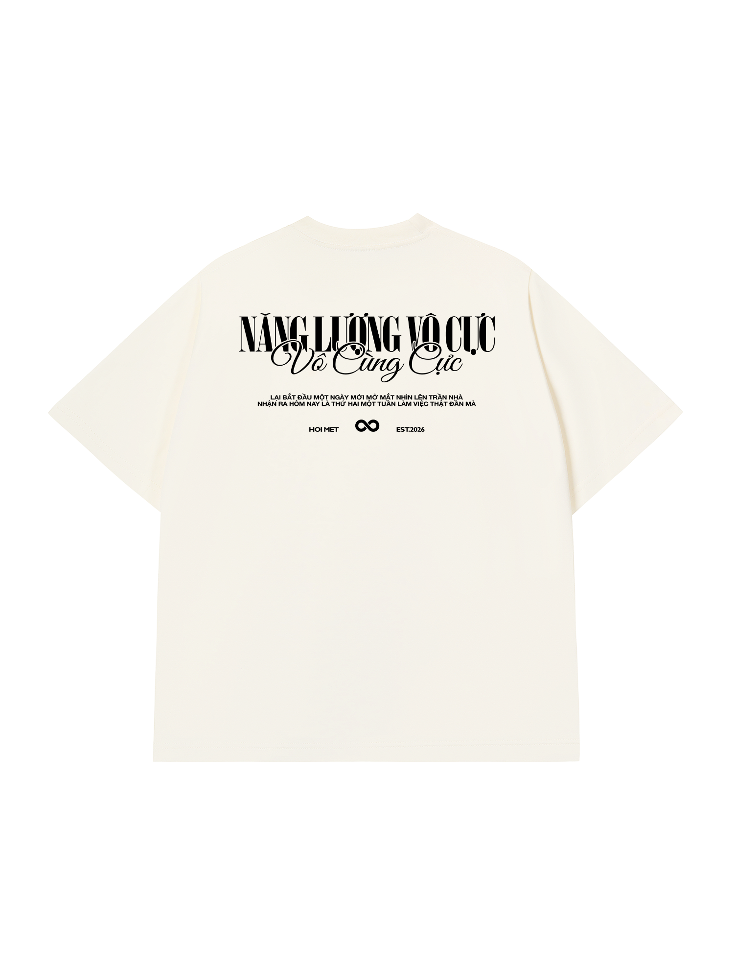 Áo Thun Relaxed Fit Năng Lượng Vô Cực