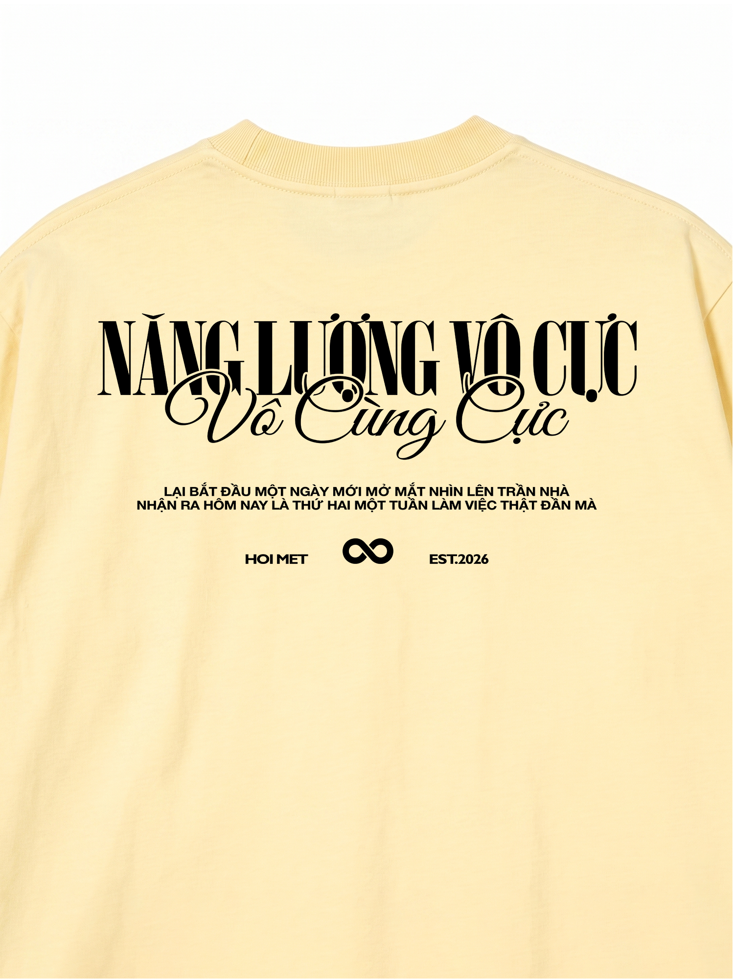 Áo Thun Relaxed Fit Năng Lượng Vô Cực