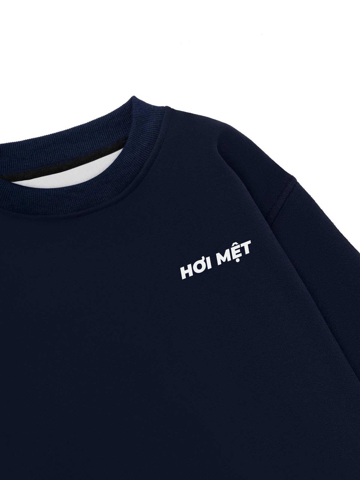 Áo Sweater Nỉ Hai Da Sống Nay Stress Mai