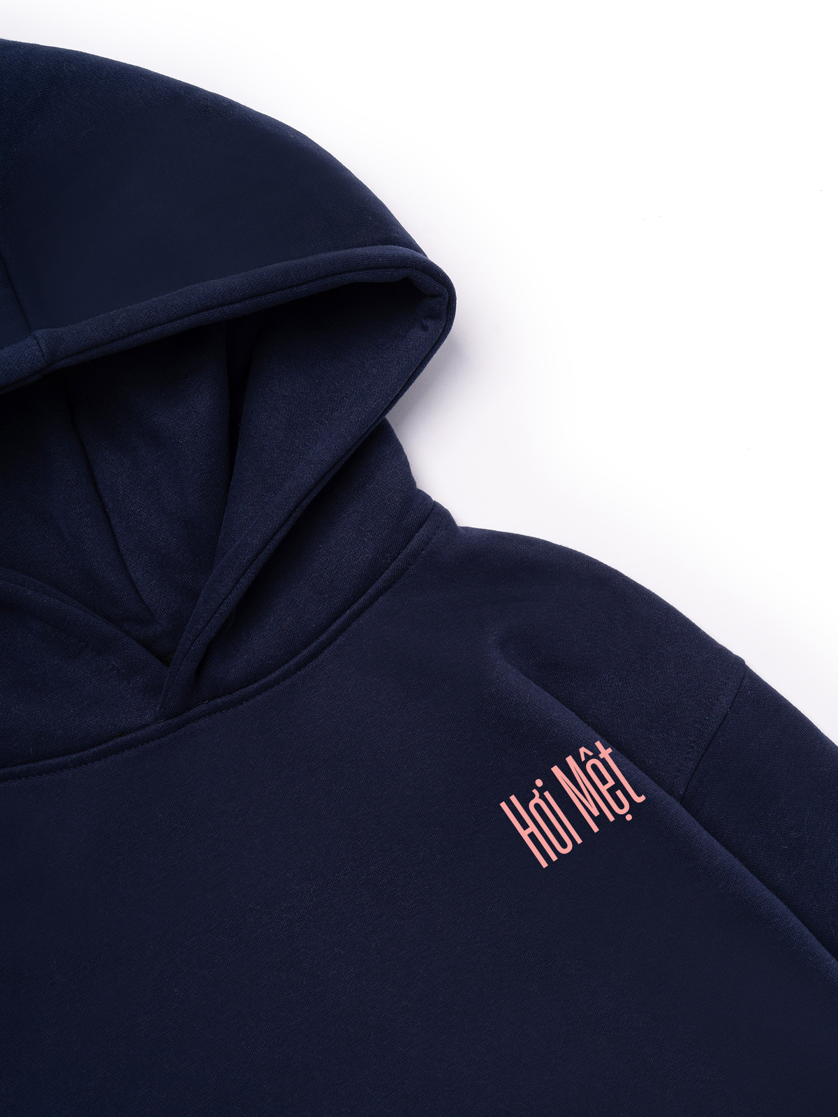 Áo Hoodie Nỉ Hai Da Chỉ Ăn Không Tập