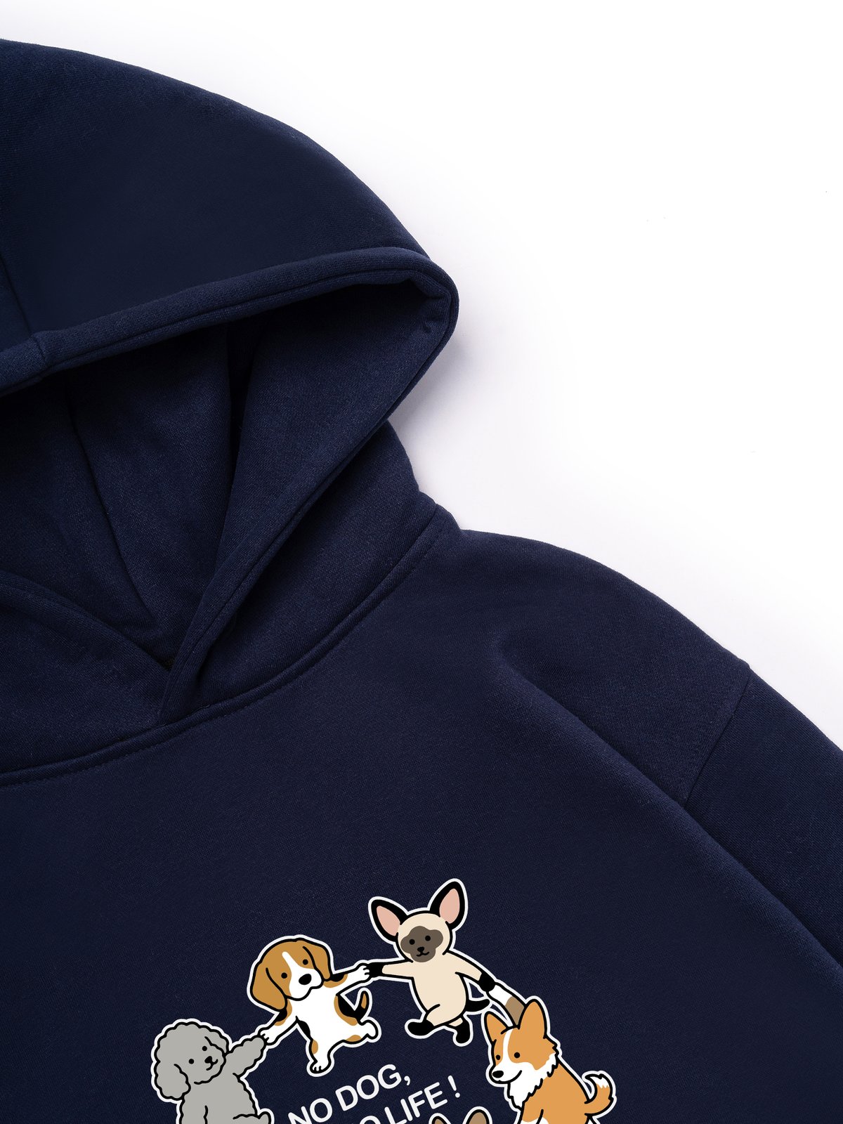 Áo Hoodie Nỉ Hai Da No Dog No Life