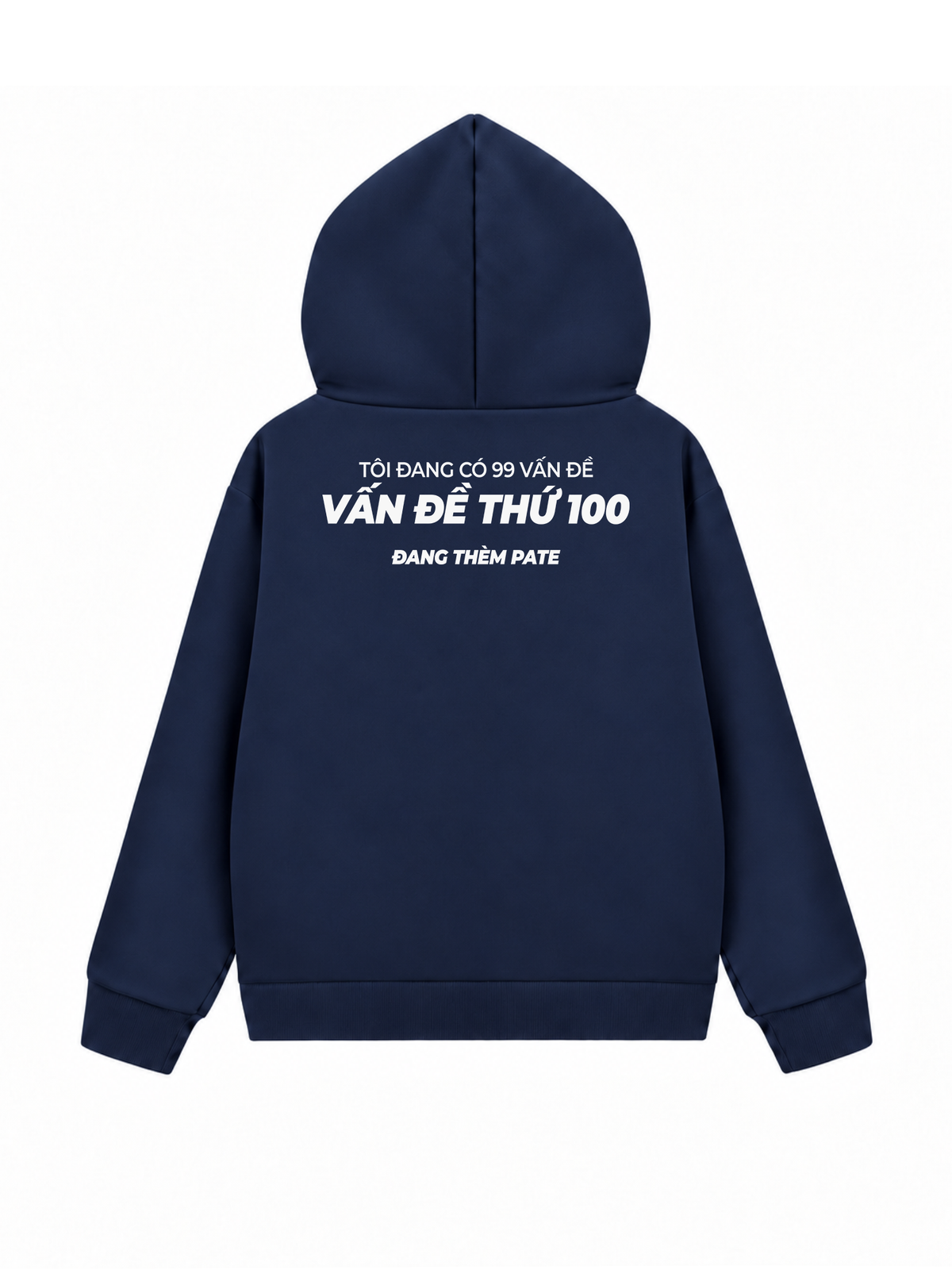 Áo Hoodie Zip Nỉ Hai Da Vấn Đề Thứ 100