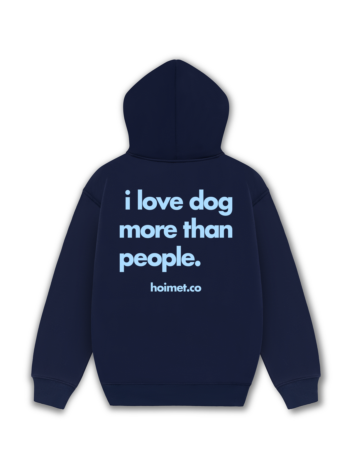 Áo Hoodie Nỉ Hai Da I Love Dog