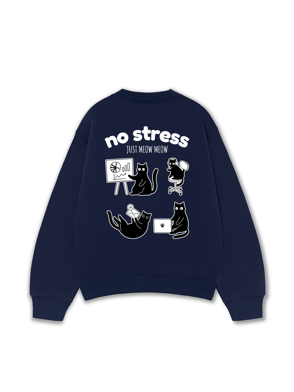 Áo Sweater Nỉ Hai Da No Stress