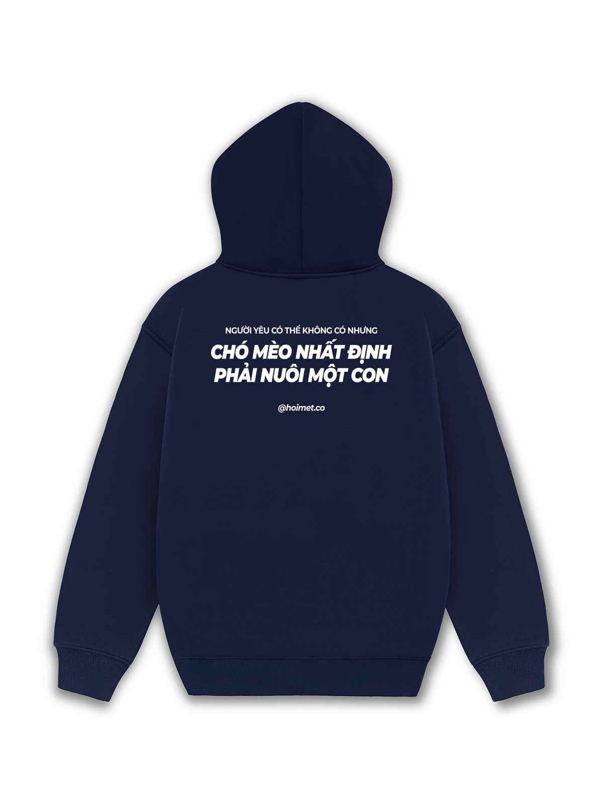 Áo Hoodie Nỉ Hai Da Phải Nuôi Chó Mèo