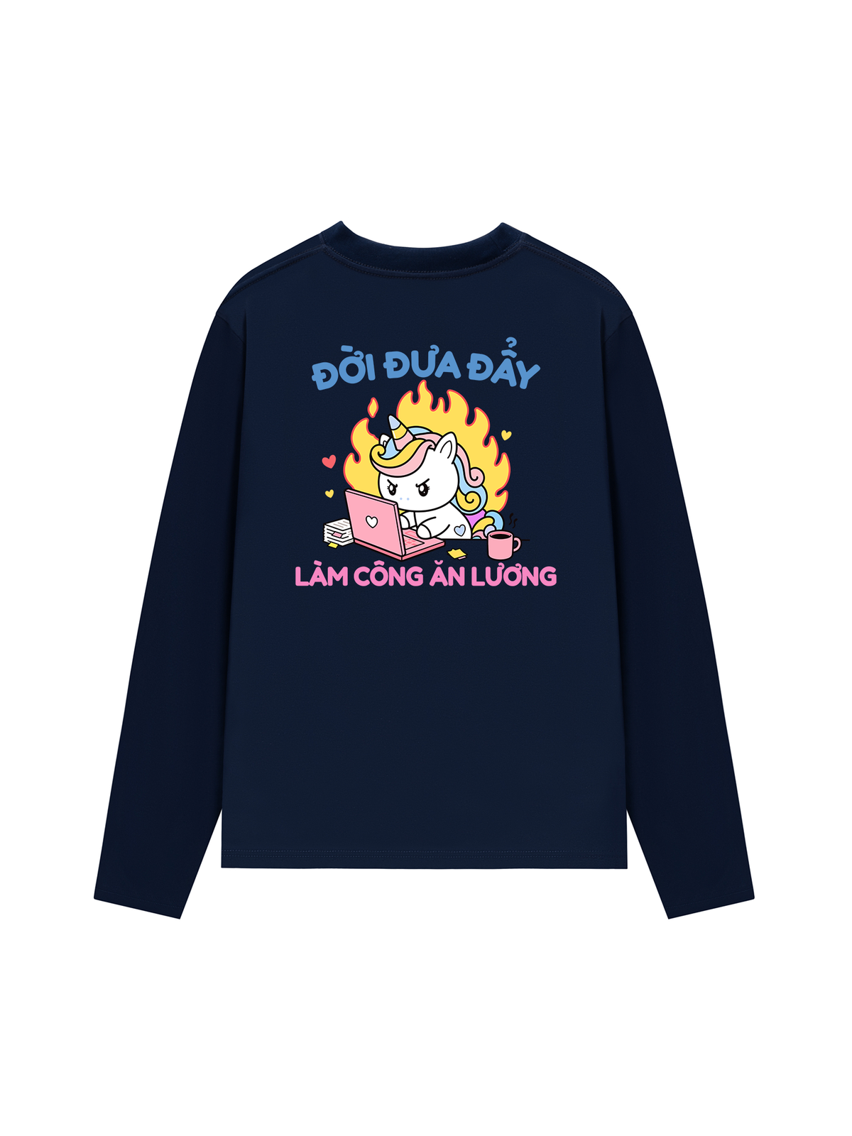 Áo Dài Tay Công Chúa Làm Công Ăn Lương