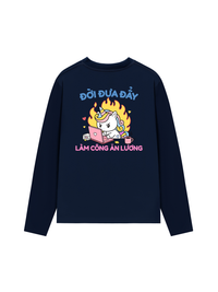 Áo Dài Tay Công Chúa Làm Công Ăn Lương