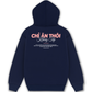 Áo Hoodie Nỉ Hai Da Chỉ Ăn Không Tập