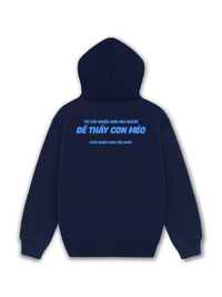 Áo Hoodie Nỉ Hai Da Mèo Cười Nhiều Hơn