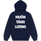 Áo Hoodie Nỉ Hai Da Muốn Tăng Lương
