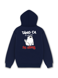 Áo Hoodie Nỉ Hai Da Tăng Ca