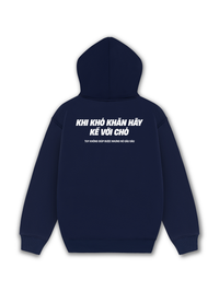 Áo Hoodie Nỉ Hai Da Khó Khăn Hãy Kể Với Chó