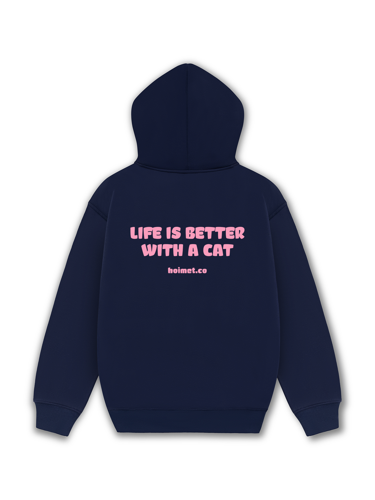Áo Hoodie Nỉ Hai Da Life Is Better With A Cat