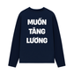 Áo Dài Tay Muốn Tăng Lương