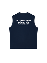 Áo Ba Lỗ Relaxed Fit Chó Tôi Sống Tốt Đẹp Hơn