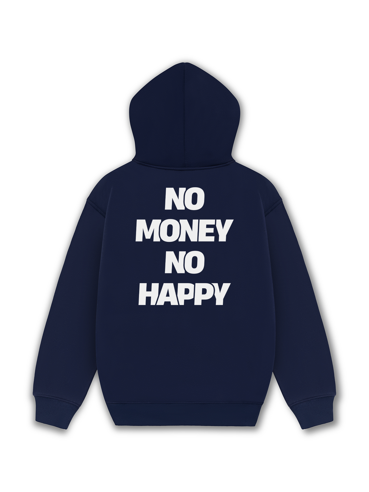 Áo Hoodie Nỉ Hai Da No Money No Happy