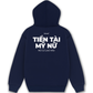 Áo Hoodie Nỉ Hai Da Tiền Tài Mỹ Nữ