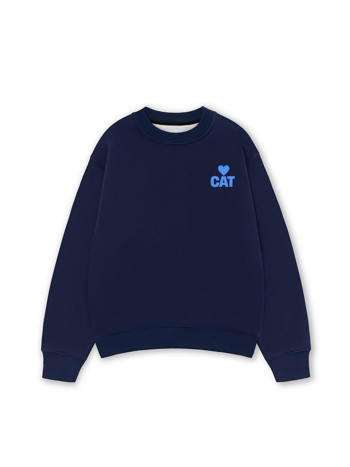 Áo Sweater Nỉ Hai Da Mèo Cười Nhiều Hơn