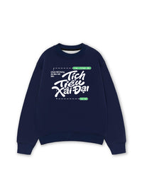 Áo Sweater Nỉ Hai Da Tích Tiểu Xài Đại