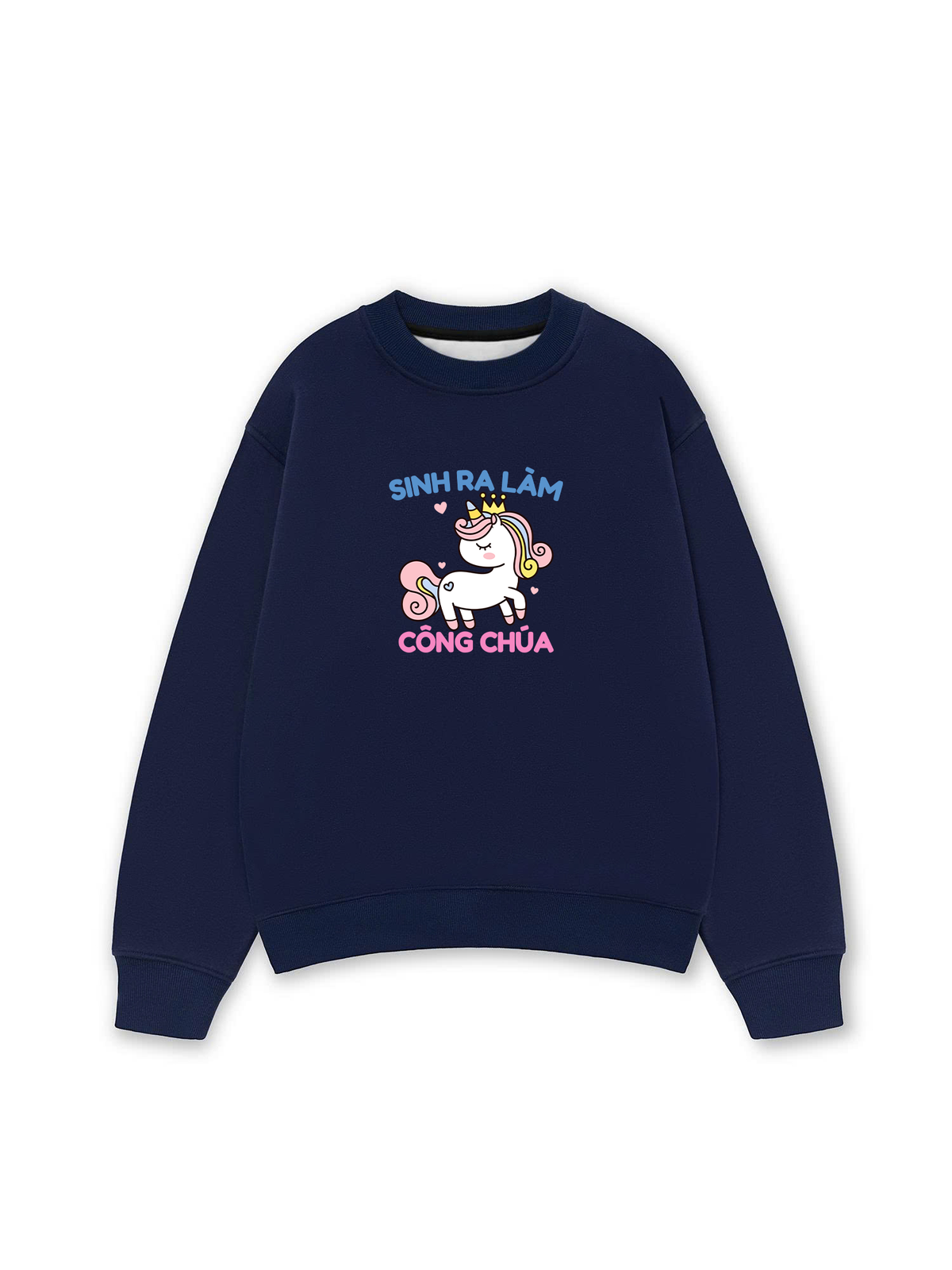 Áo Sweater Nỉ Hai Da Công Chúa Làm Công Ăn Lương