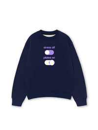 Áo Sweater Nỉ Hai Da Stress Off