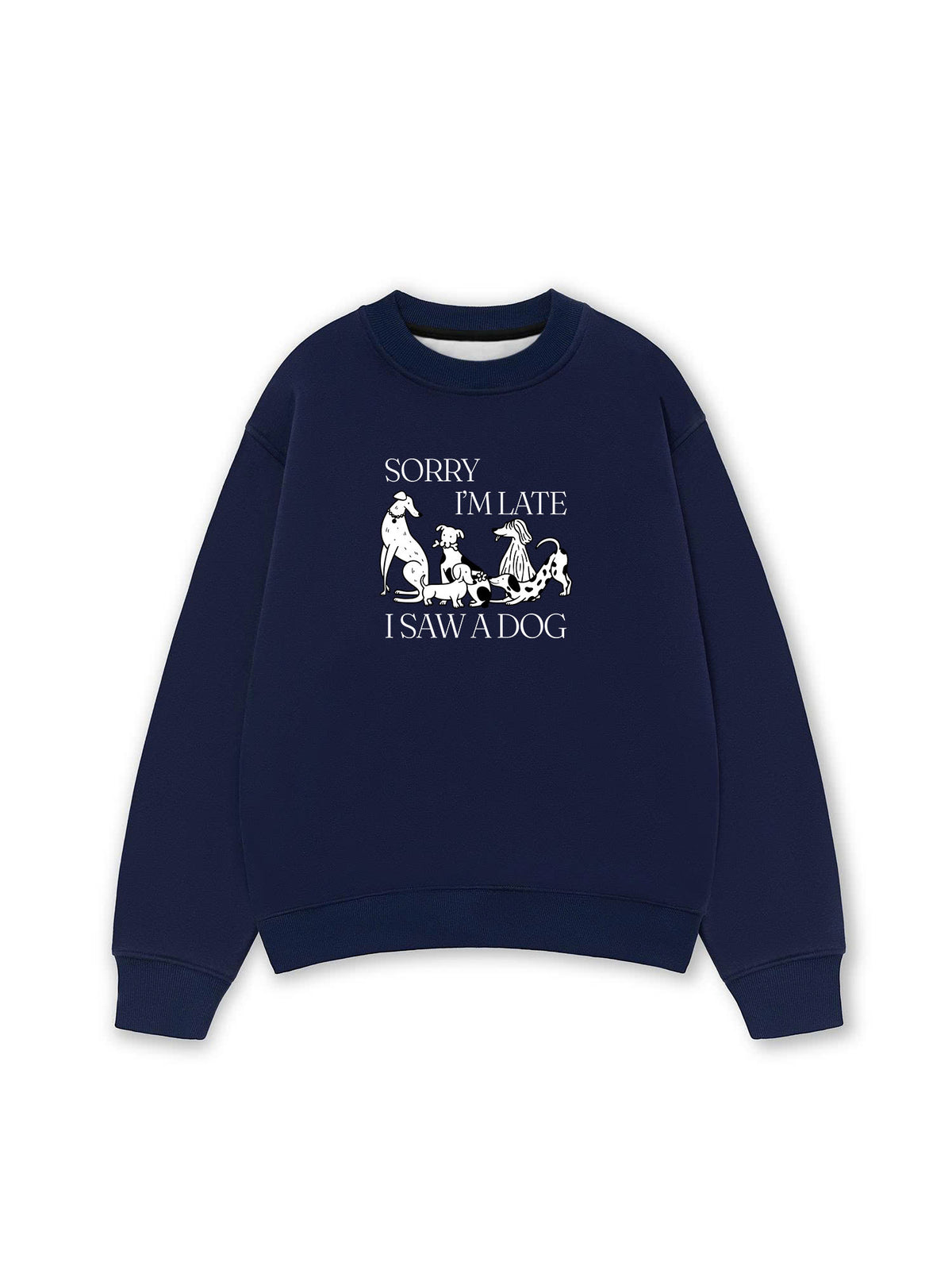 Áo Sweater Nỉ Hai Da I Saw A Dog