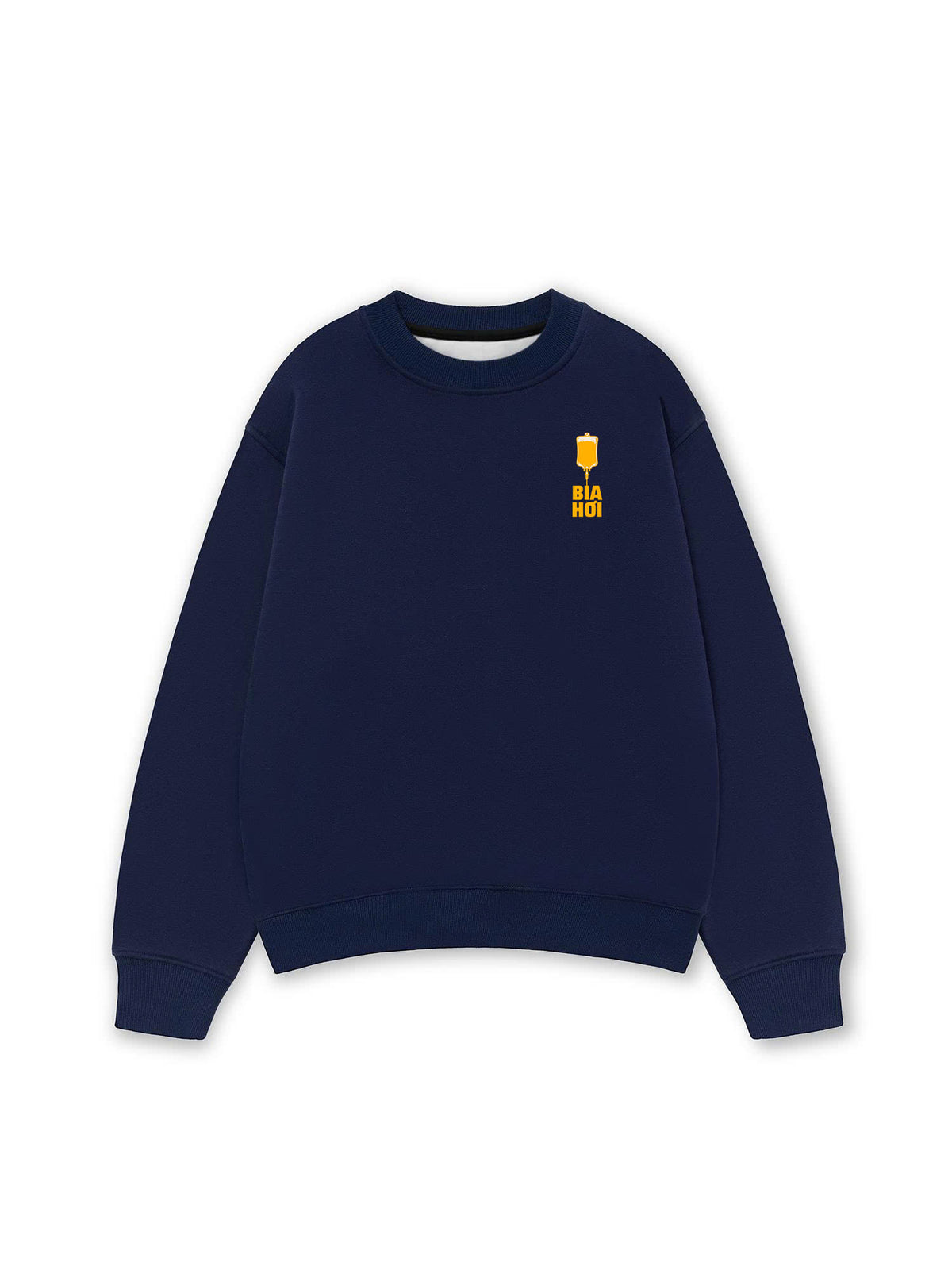 Áo Sweater Nỉ Hai Da Blood Type Is Bia Hơi