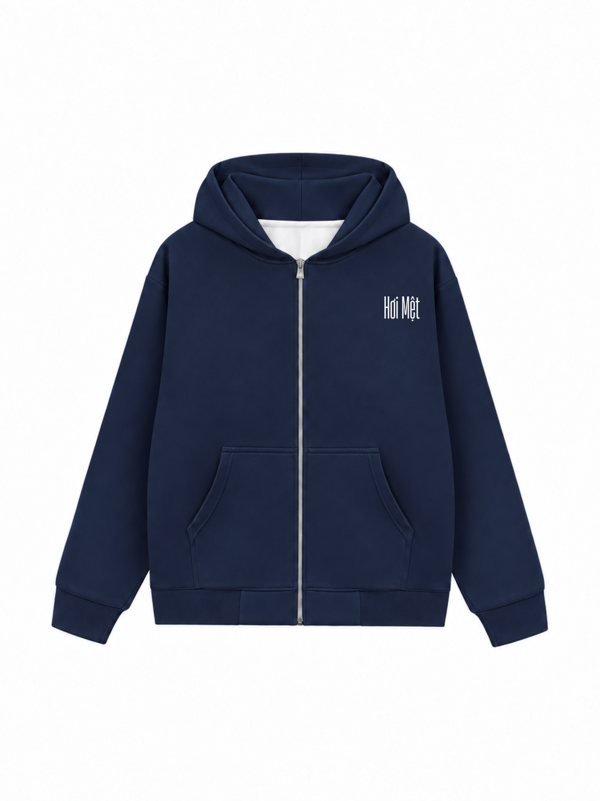 Áo Hoodie Zip Nỉ Hai Da Dành Thời Gian Cho Mèo