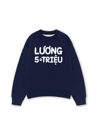 Áo Sweater Nỉ Hai Da Lương Năm Triệu