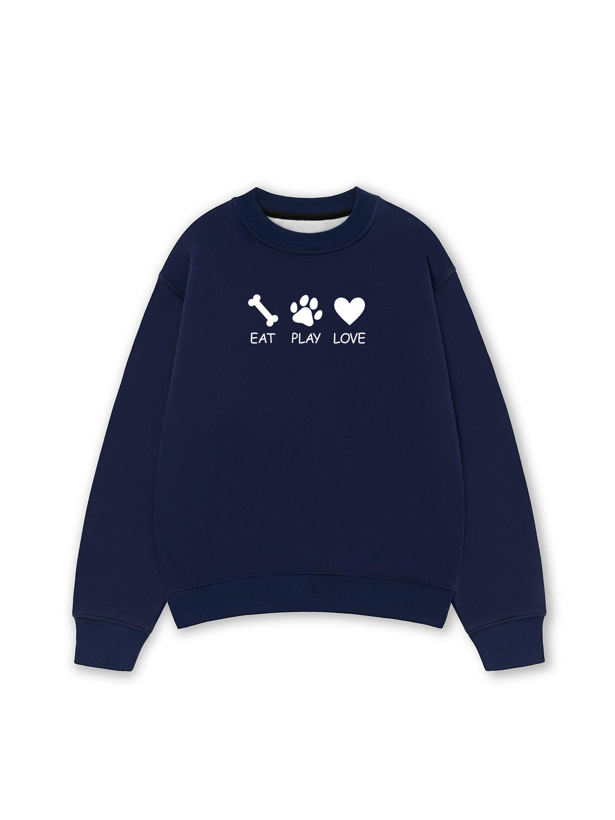 Áo Sweater Nỉ Hai Da Eat Play Love